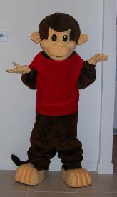 rent brown curious monkey costume rental